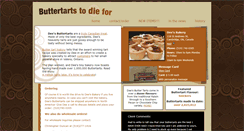 Desktop Screenshot of buttertartstodiefor.ca